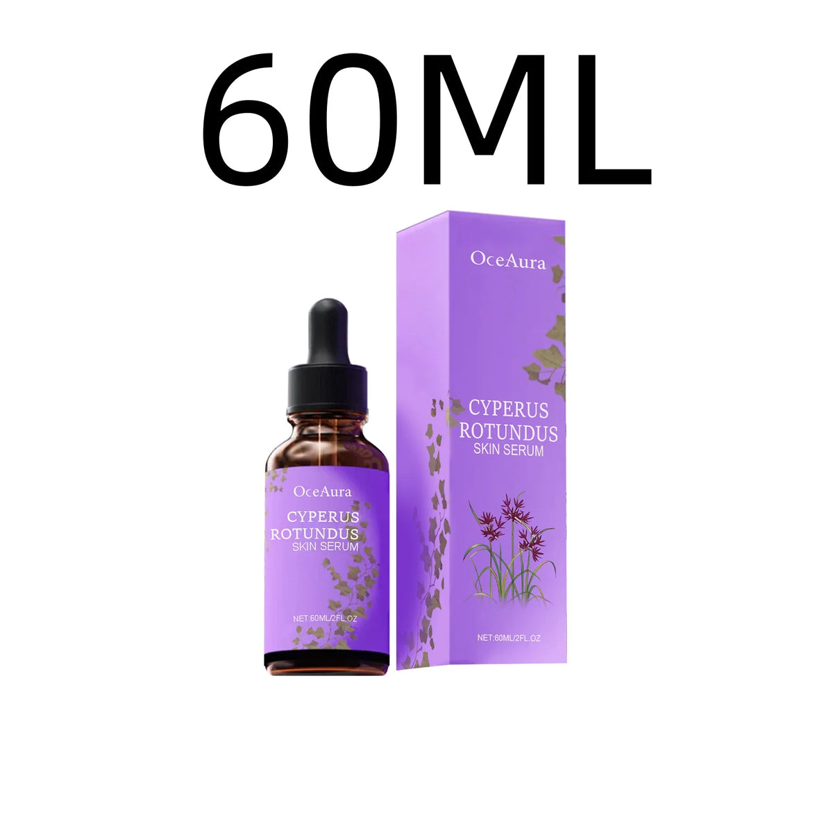 OceAura Hair Removal Care Oil Quick Absorption Moisturize Skin Reduce Discomfort Non Greasy Light Texture Cyperus Rotundus Serum