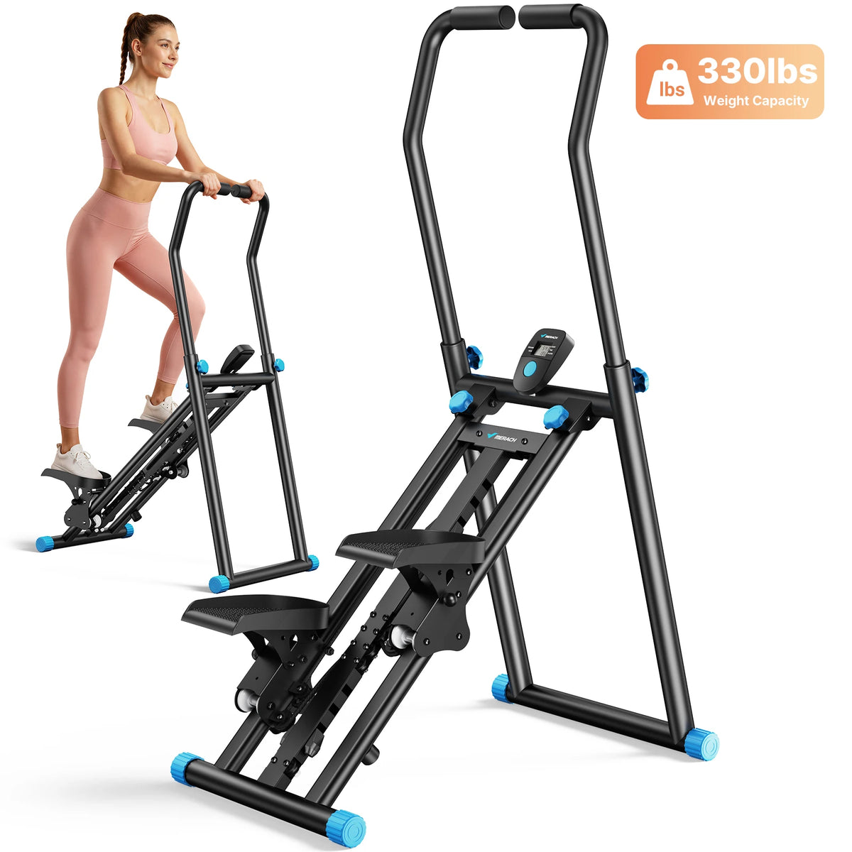 Merach Adjustable Stair Stepper Silent Home Fitness Climbing Machine