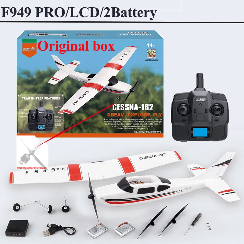 Wltoys F949 3Ch Rc Fixed Wing Airplane With Gyro Stabilizer