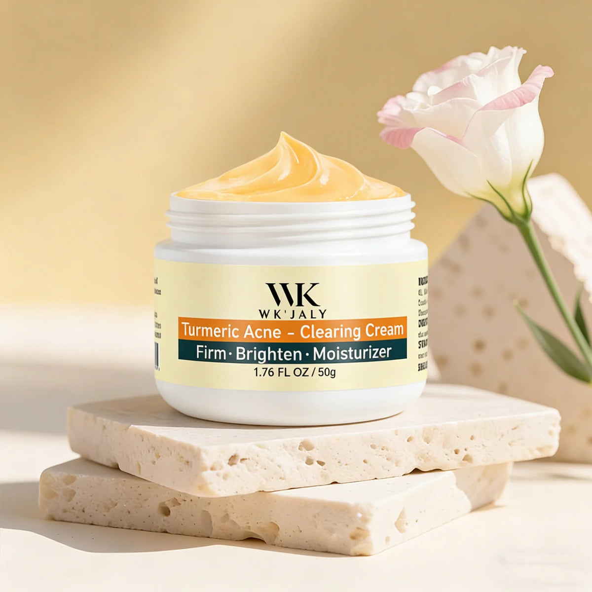 Wk Jaly Turmeric Brightening Facial Cream For Acne Care