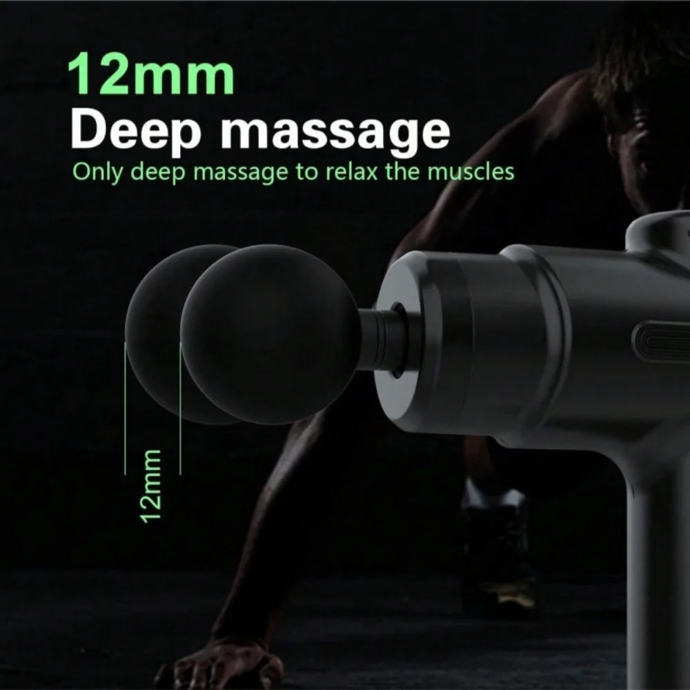 Deep Tissue Percussion Muscle Massage Gun With Eight Heads