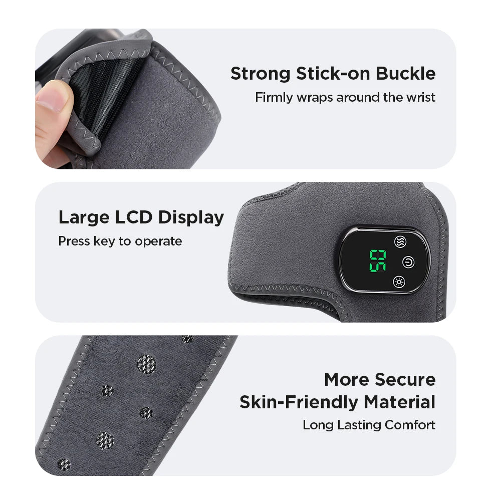 Pastsky Electric Heated Vibration Foot Massager For Muscle Relaxation