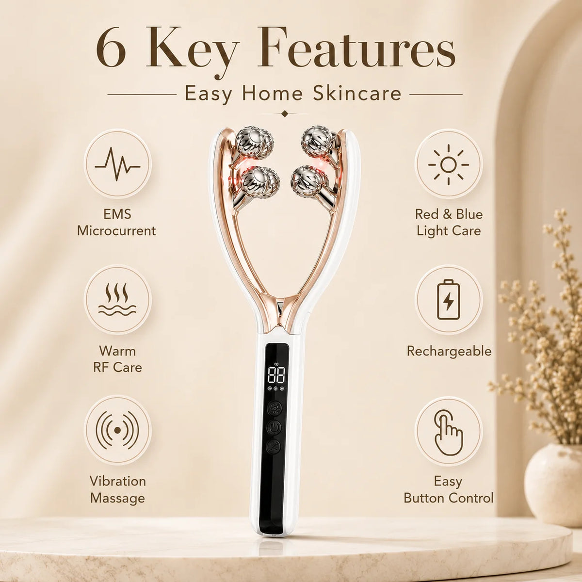 Electric Facial Roller Massager