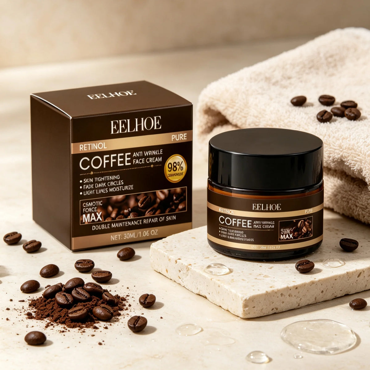 EELHOE Anti Wrinkle Facial Cream With Retinol For Smooth Skin