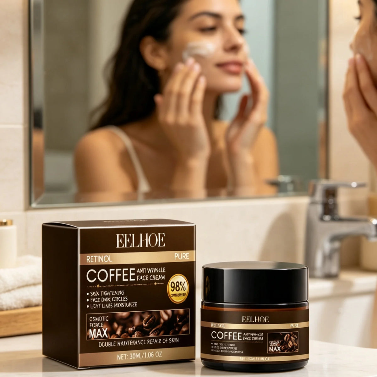 EELHOE Anti Wrinkle Facial Cream With Retinol For Smooth Skin