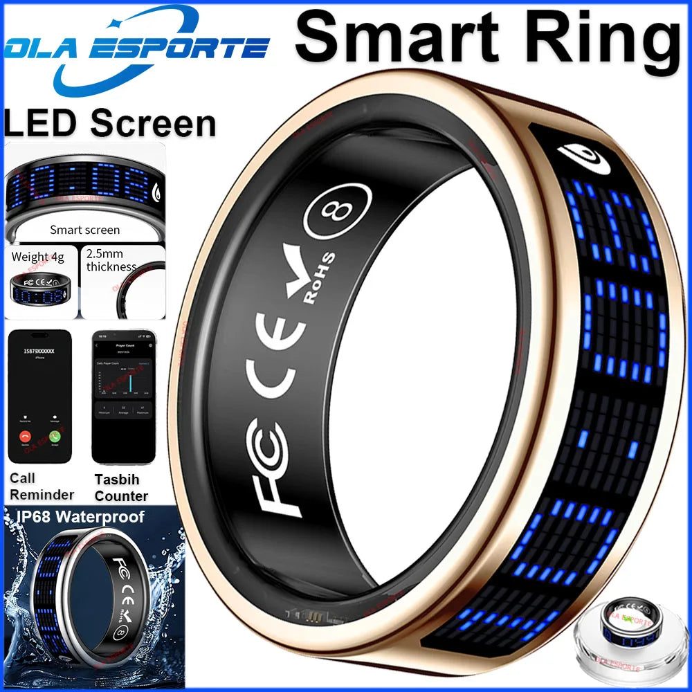 Ola Esporte Smart Ring Heart Rate Blood Oxygen Monitor