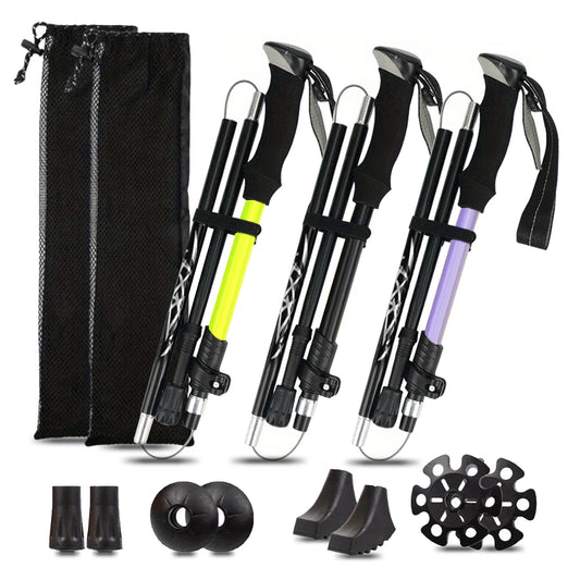 Ultralight Aluminum Alloy Trekking Poles For Outdoor Hiking