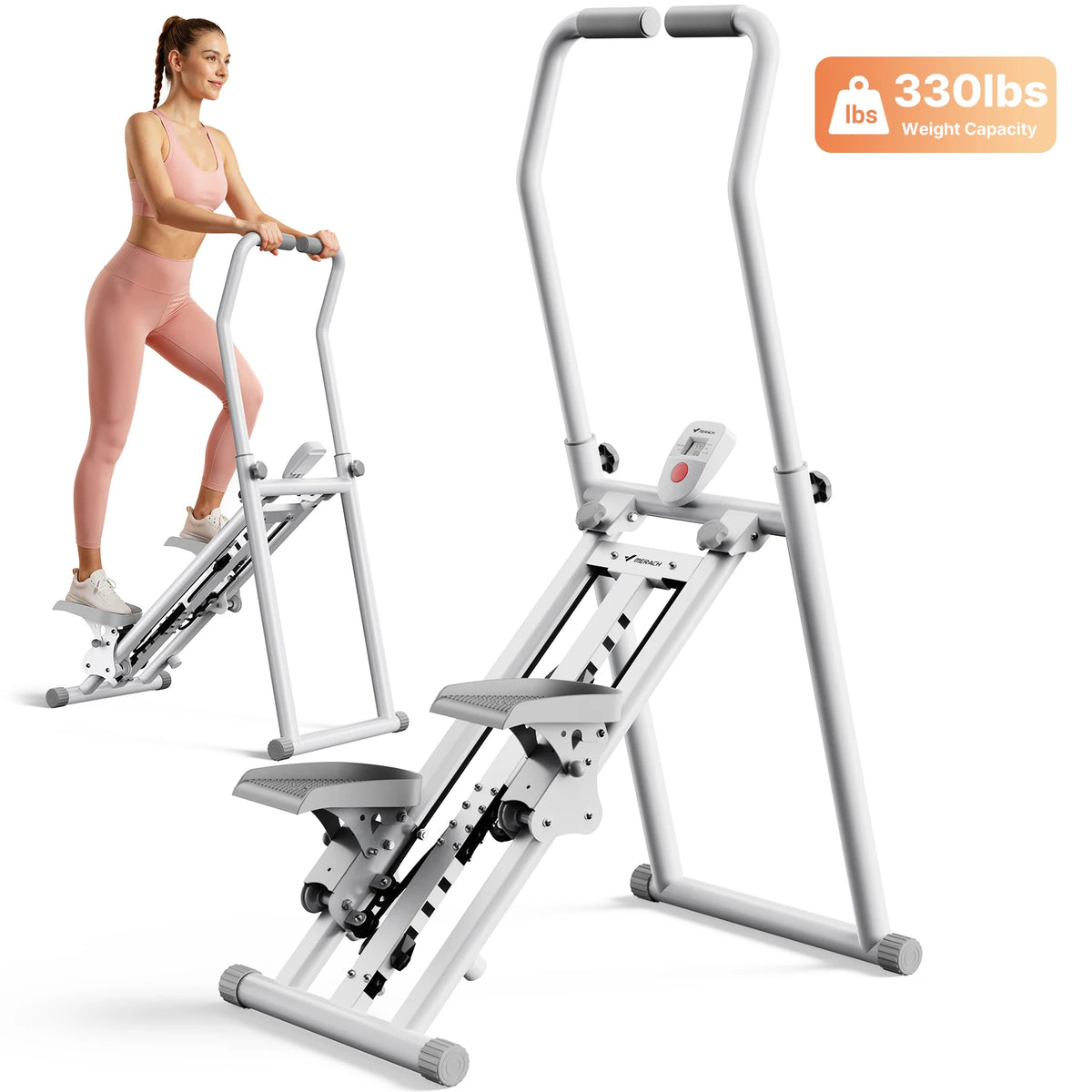 Merach Adjustable Stair Stepper Silent Home Fitness Climbing Machine