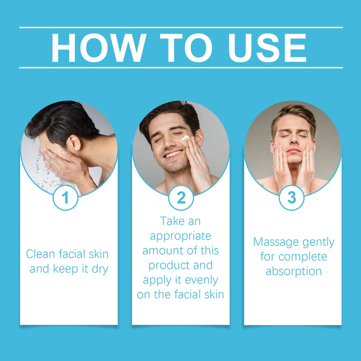 Retinol Men Face Cream for Hydrating and Tightening Skin