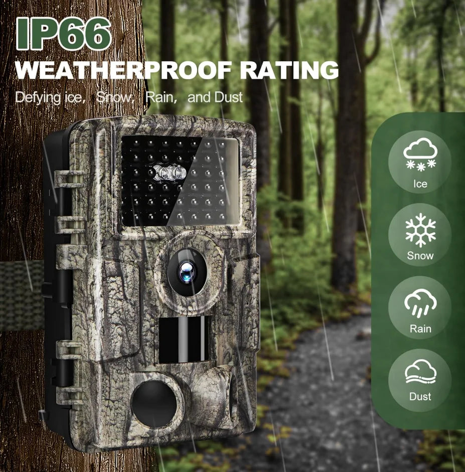 Wildlife Trail Camera With Bluetooth Infrared Night Vision