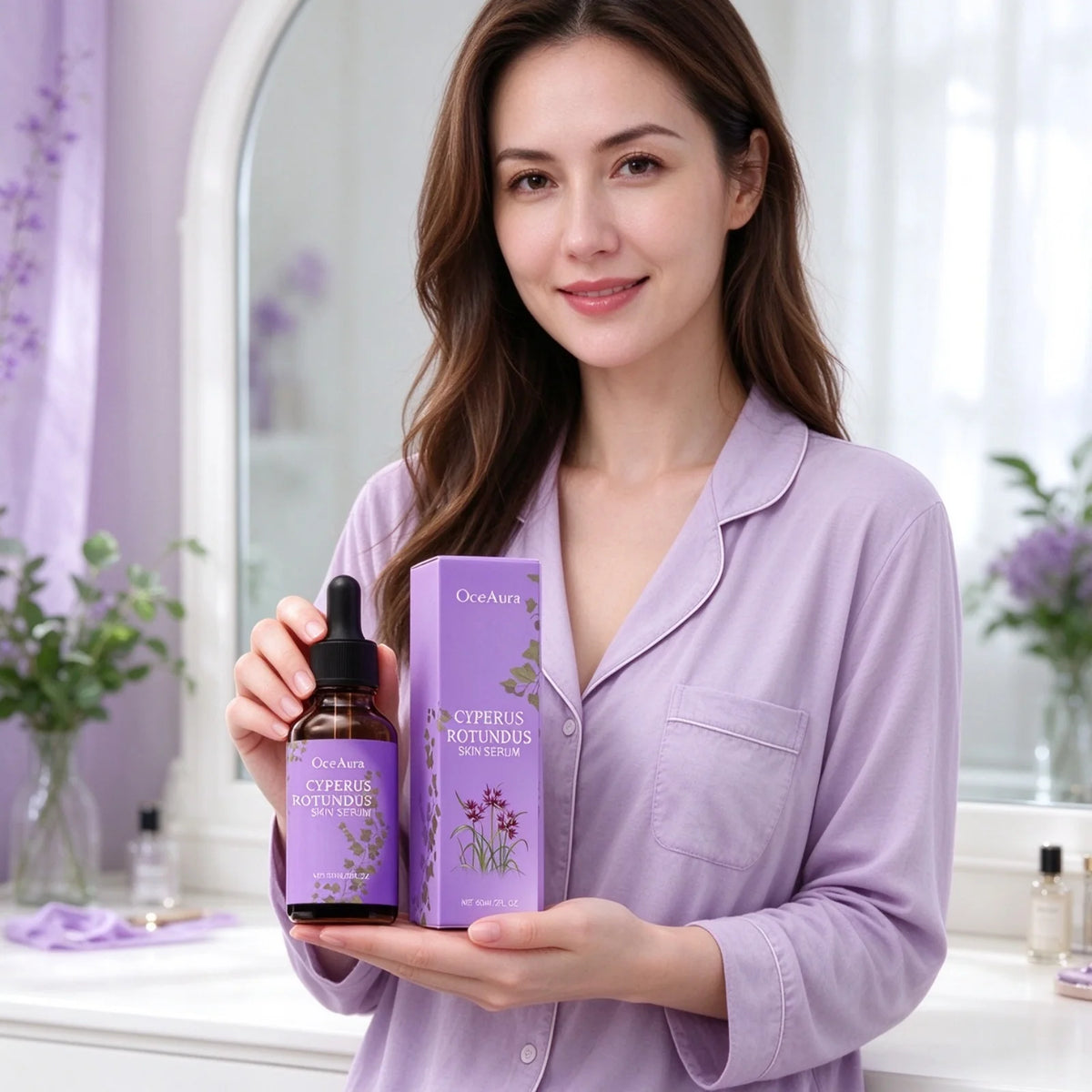 OceAura Hair Removal Care Oil Quick Absorption Moisturize Skin Reduce Discomfort Non Greasy Light Texture Cyperus Rotundus Serum