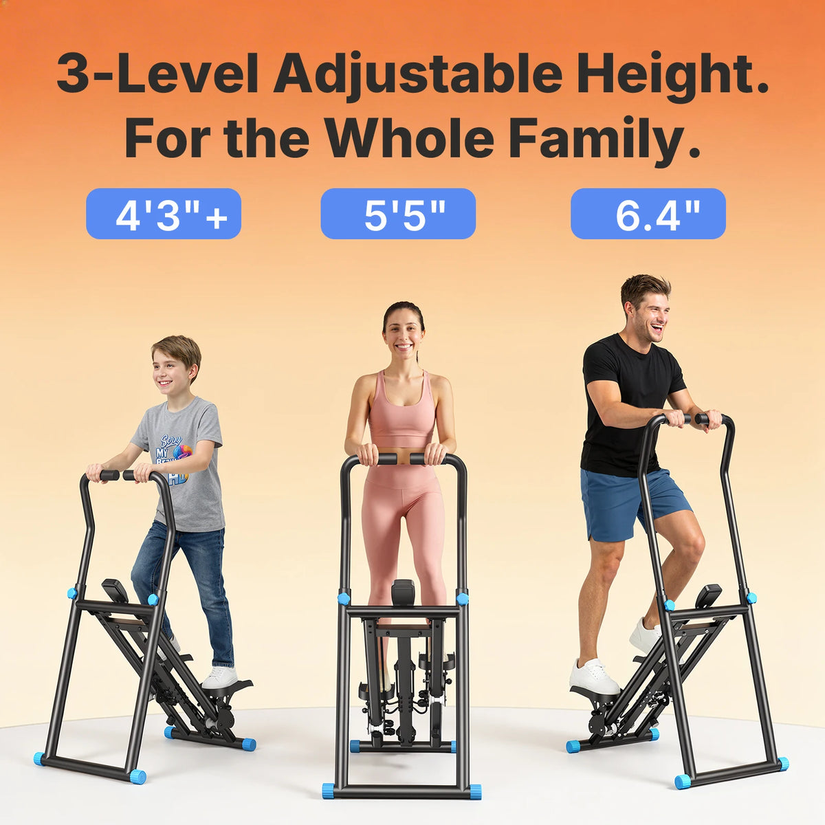 Merach Adjustable Stair Stepper Silent Home Fitness Climbing Machine