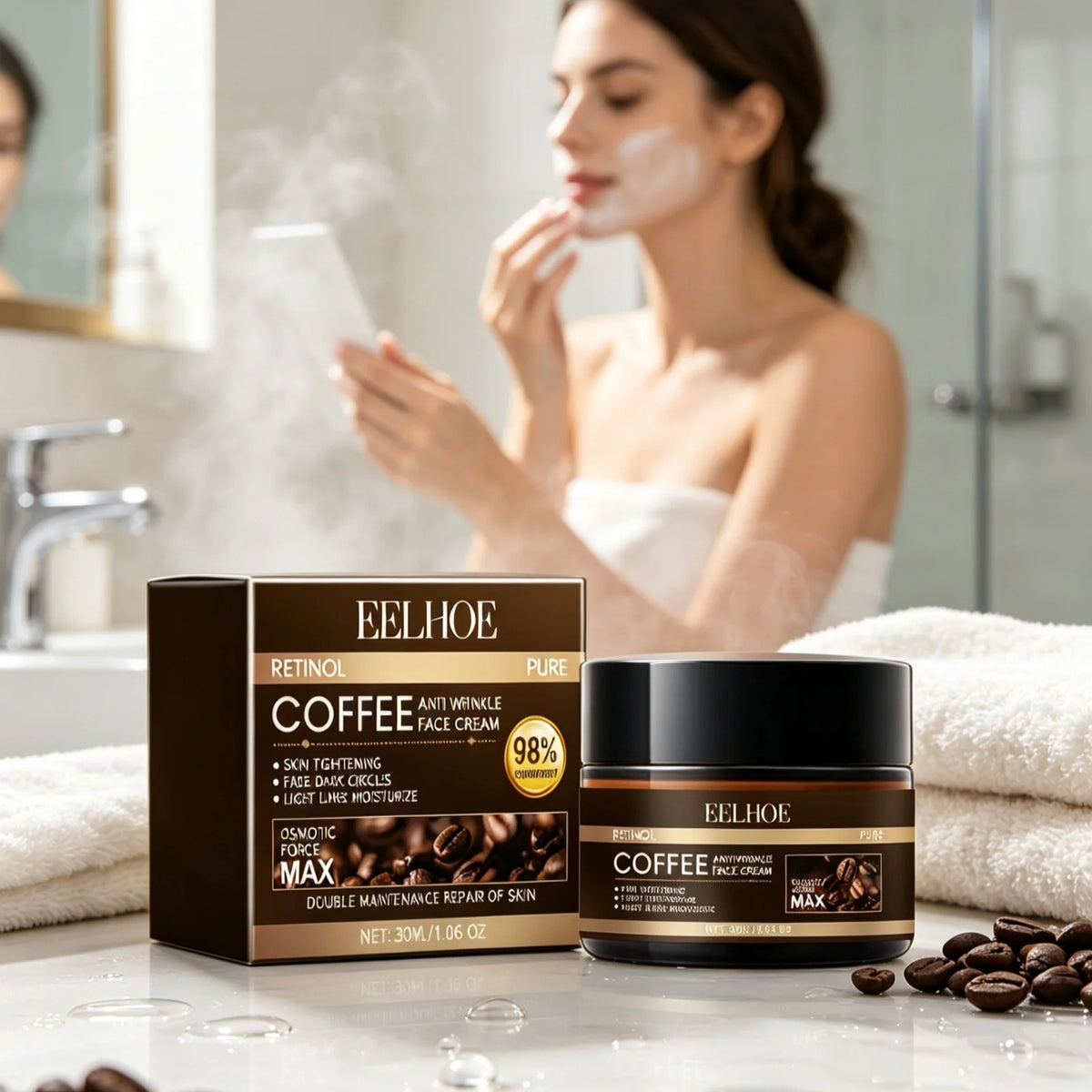 EELHOE Anti Wrinkle Facial Cream With Retinol For Smooth Skin
