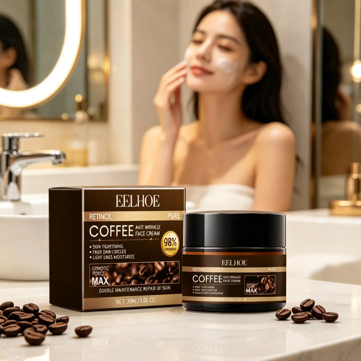 EELHOE Anti Wrinkle Facial Cream With Retinol For Smooth Skin