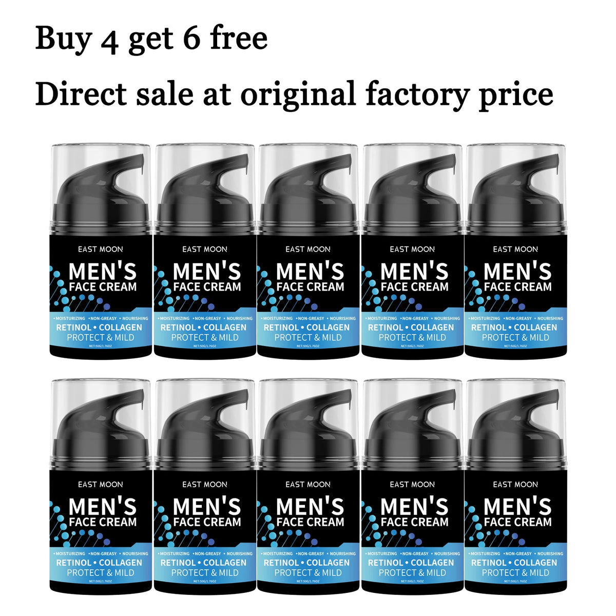 Retinol Men Face Cream for Hydrating and Tightening Skin