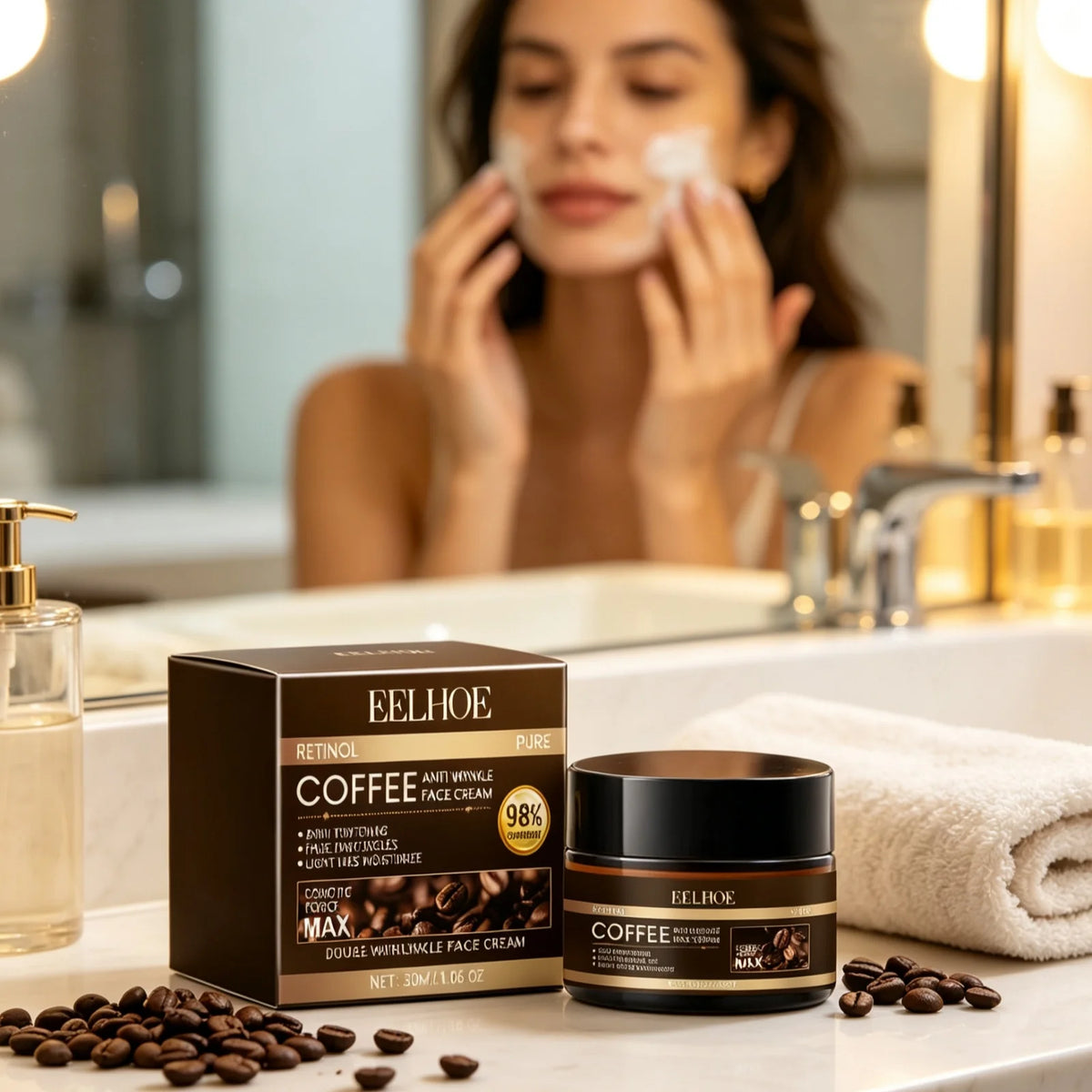 EELHOE Anti Wrinkle Facial Cream With Retinol For Smooth Skin