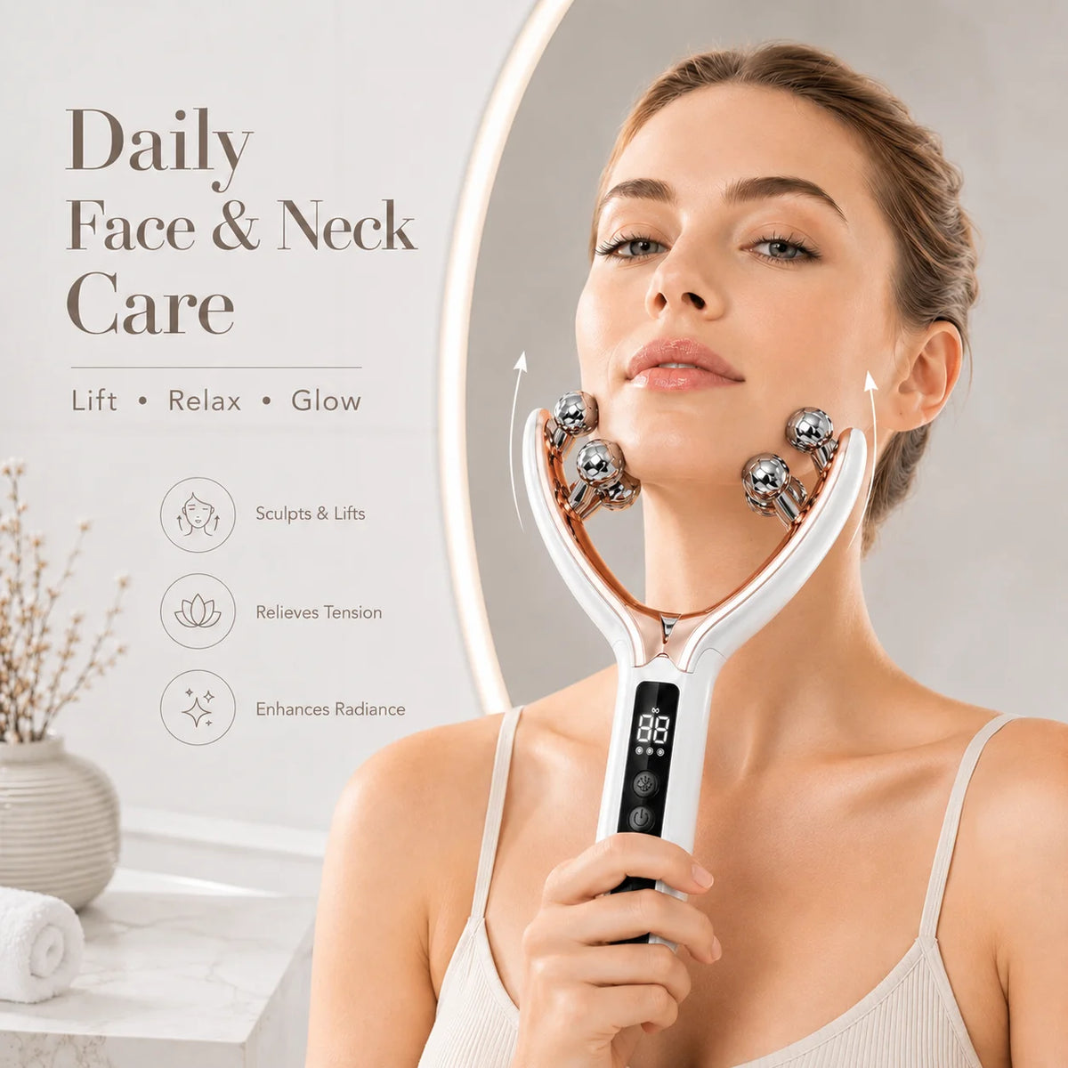 Electric Facial Roller Massager