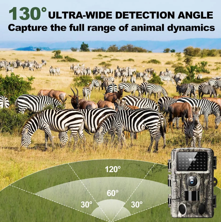 Wildlife Trail Camera With Bluetooth Infrared Night Vision