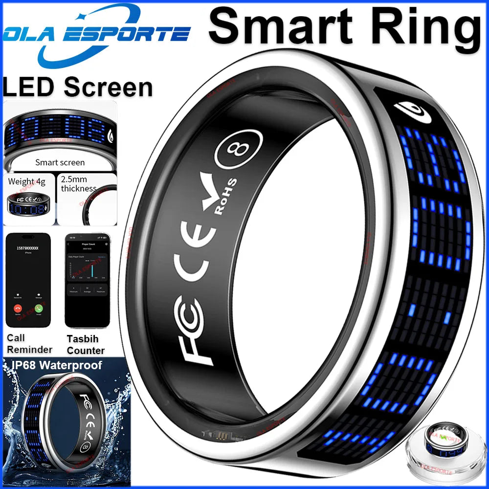 Ola Esporte Smart Ring Heart Rate Blood Oxygen Monitor