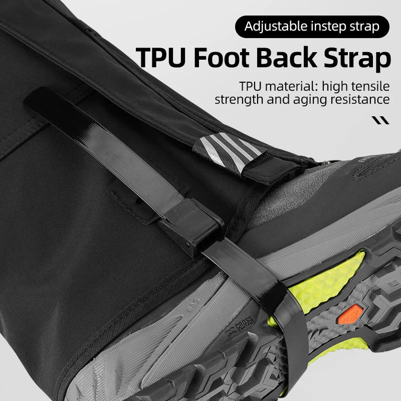 Rockbros Waterproof Outdoor Snow Leg Gaiters Hiking Protection