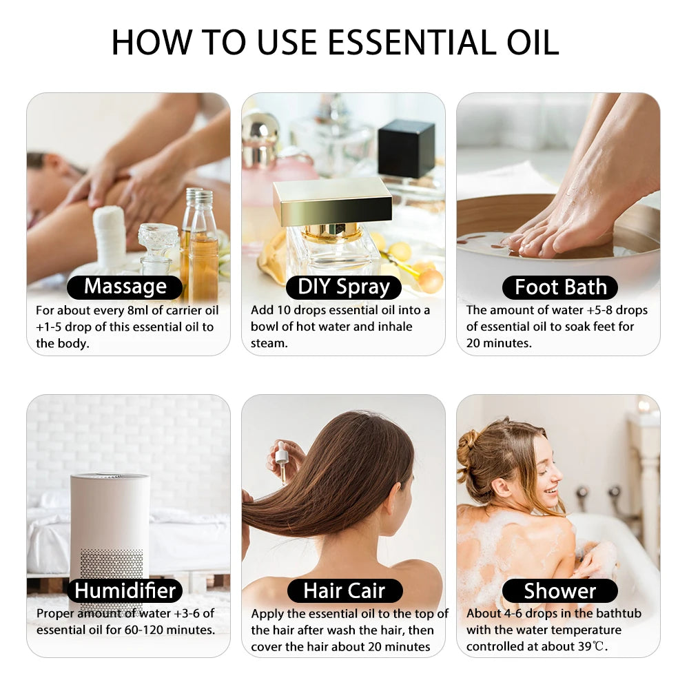 Phatoil Pure Essential Oil Blend For Skin Care Aromatherapy Relaxation