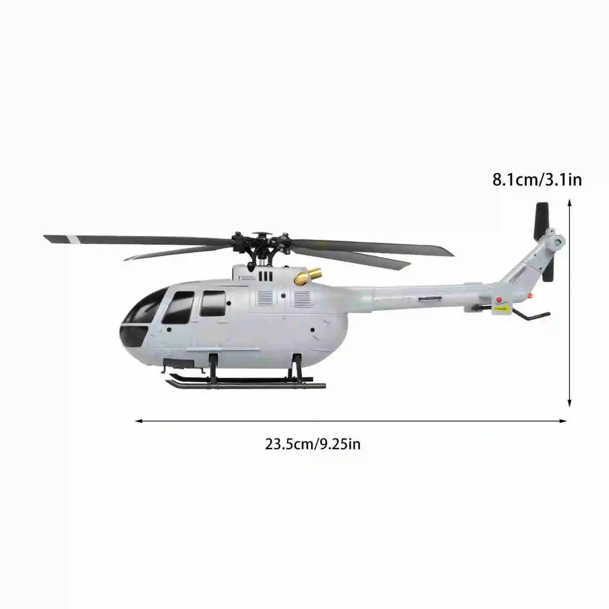 RC Plane Single Propeller 6 Axis Gyro Altitude Hold System