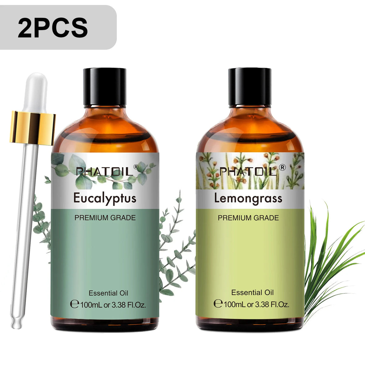 PHATOIL Essential Oil Set For Diffusers Soap Candles And Aromatherapy