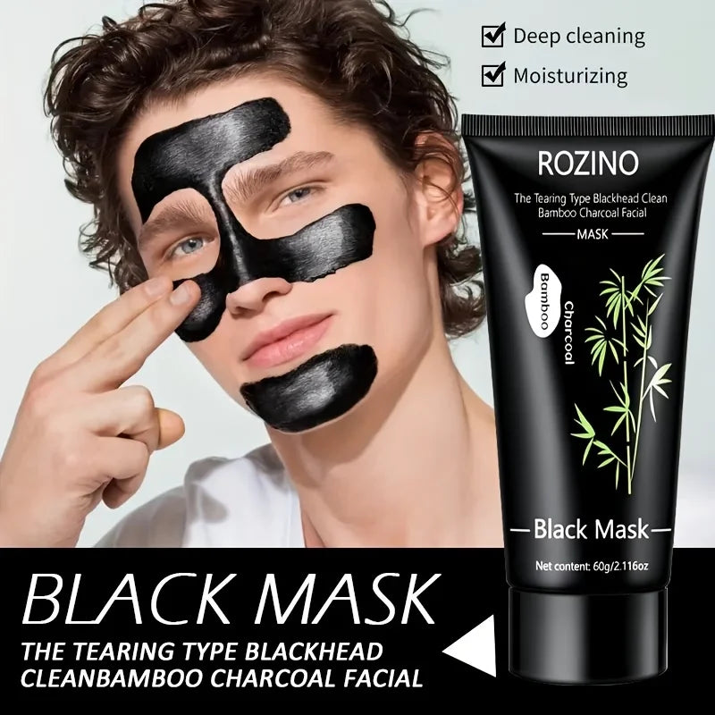 Rozino Bamboo Charcoal Tear Off Face Mask Deep Cleansing
