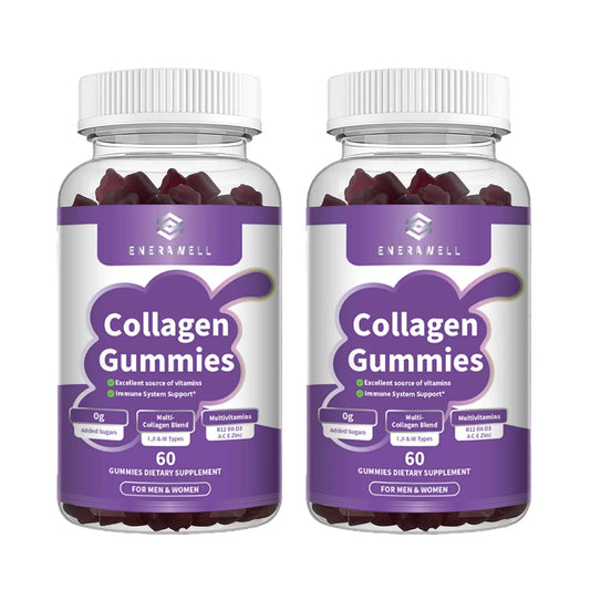 Collagen Complex Gummies, with Biotin & Vitamin C, Supports Skin, Hair, Nail, Joint Wellness, Gut Health & Digestion, Anti-Aging