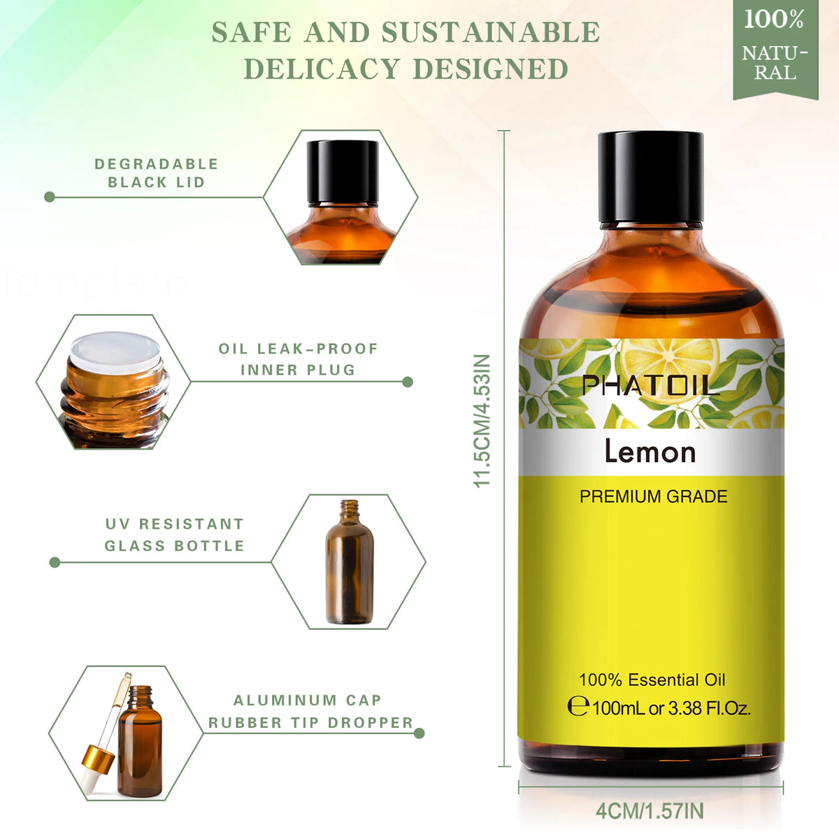 Phatoil Pure Essential Oil Blend For Skin Care Aromatherapy Relaxation