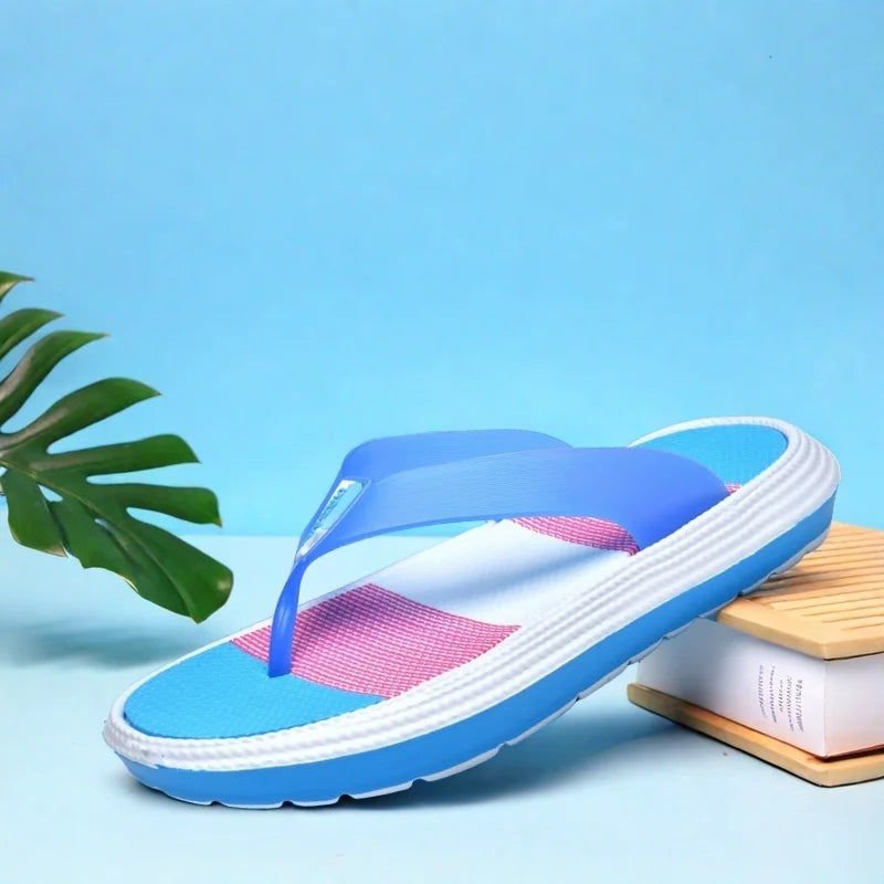 Womens Casual Indoor Outdoor Lightweight Slip On Beach Sandals