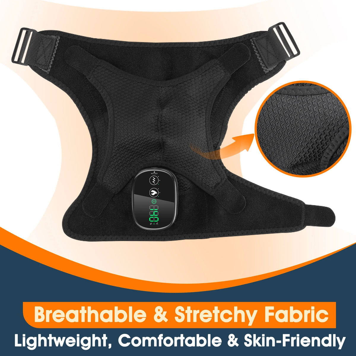 Hailicare Heated Electric Shoulder Vibration Massage Belt