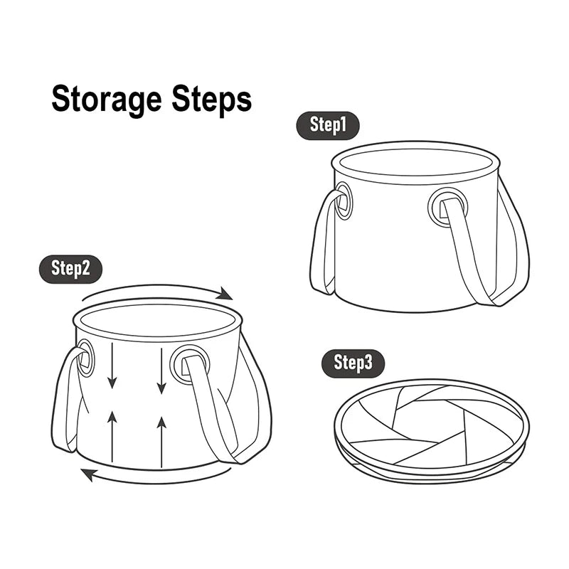 Naturehike Foldable Waterproof Camping Bucket For Travel Fishing