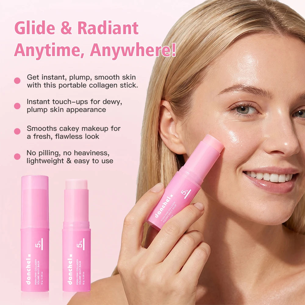 ibcccndc PDRN Collagen Balm Stick for Hydrating Plumping Glow