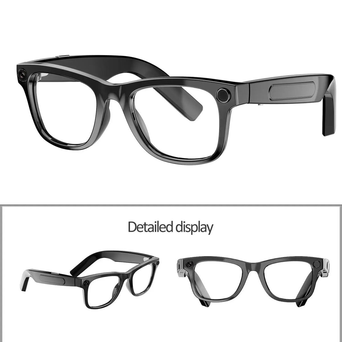 WO 4K Camera Glasses With AI Translation And Open Ear Audio