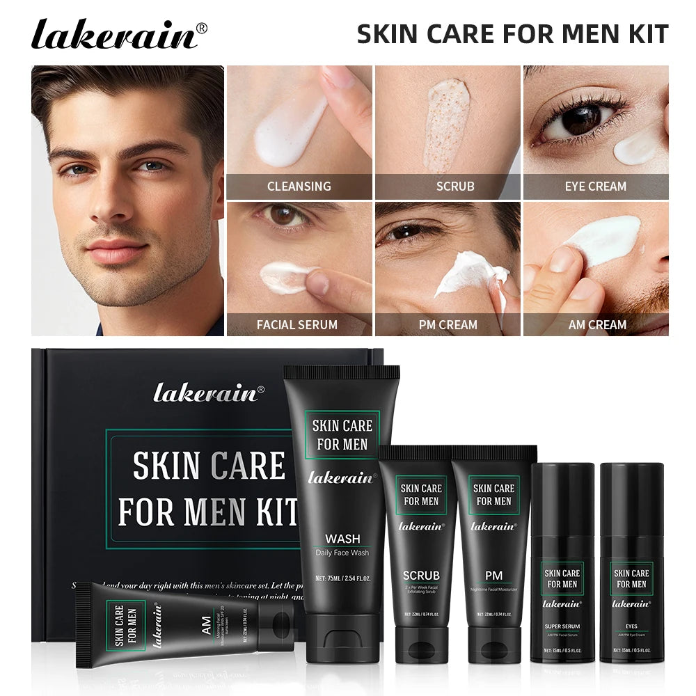 Lakerain Hydrating Oil Control Facial Skin Care Set SPF