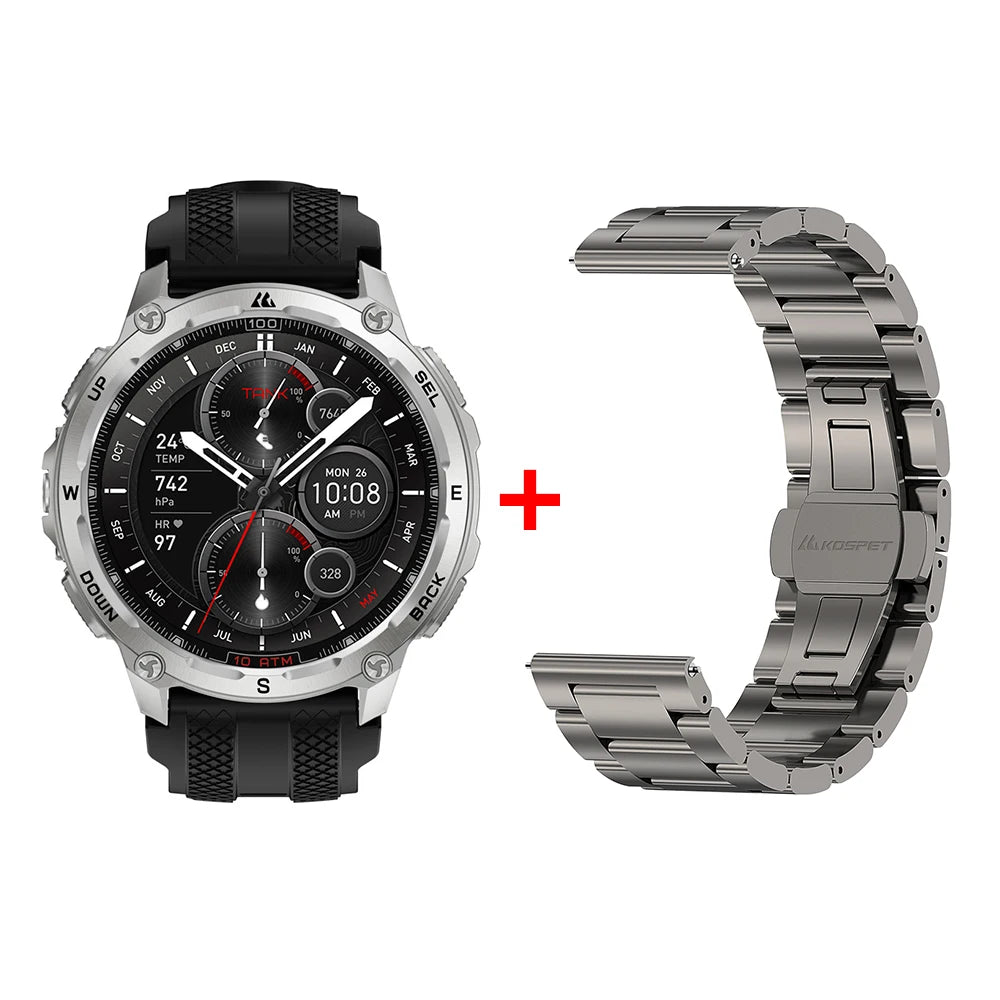 Kospet Tank T4 Smart Watch Offering Gps And Health Tracking