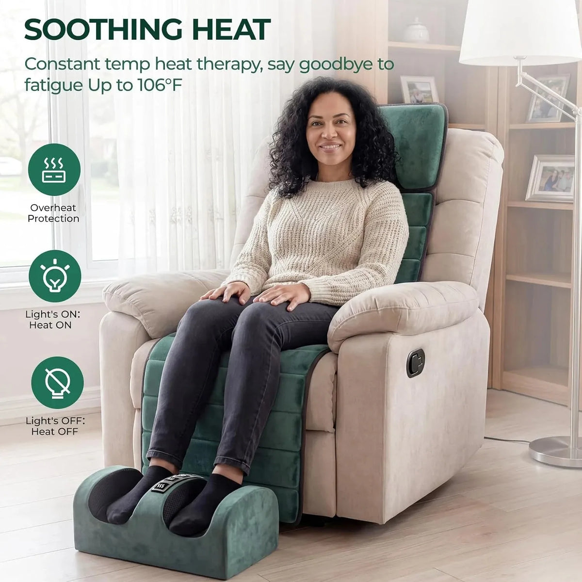 Homemassa 10 Motor Full Body Vibration Massage Mat