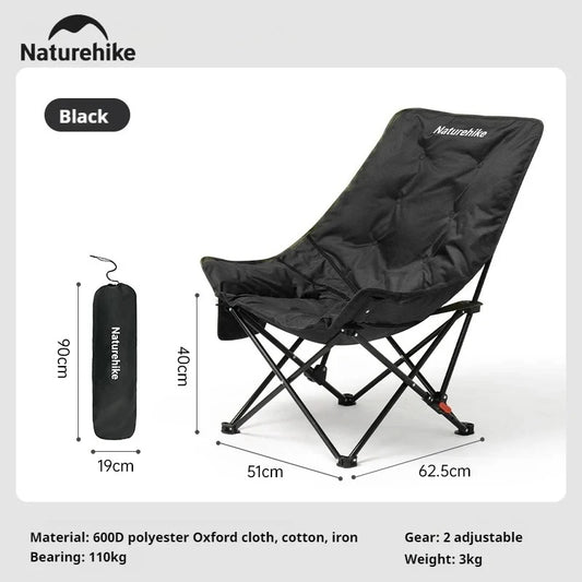 Naturehike High Back Folding Moon Camping Lounge Chair