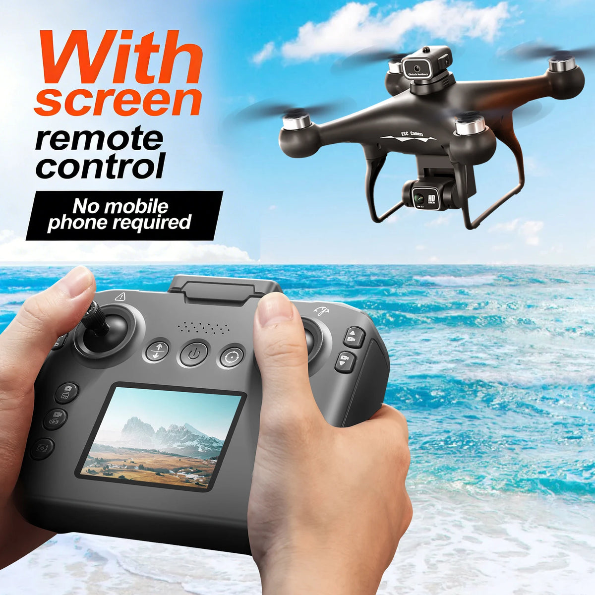 ZNLYRION Brushless RC Drone With Dual Camera And WiFi FPV