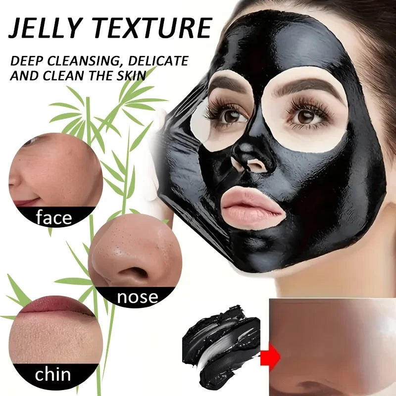 Rozino Bamboo Charcoal Tear Off Face Mask Deep Cleansing