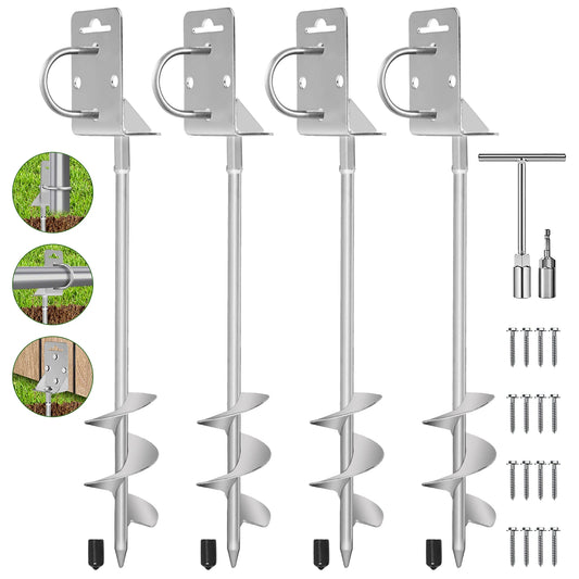 Stainless Steel Ground Anchors For Shed Trampoline Tent Fence