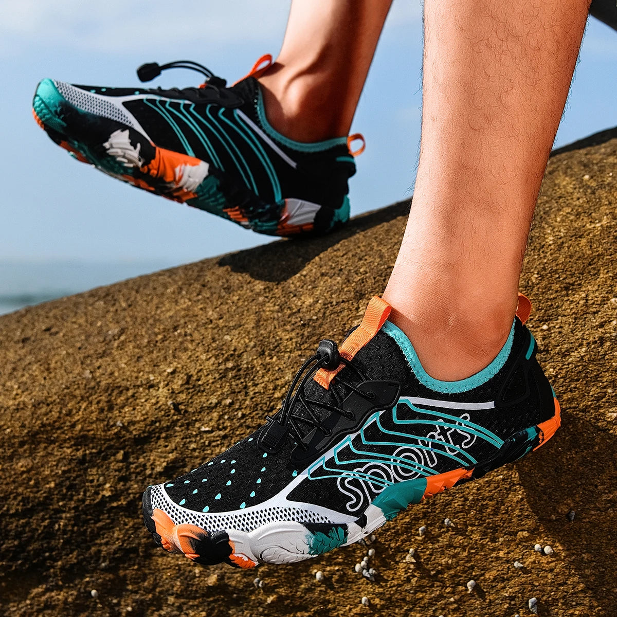 Women Quick Dry Barefoot Water Shoes For Beach Swimming