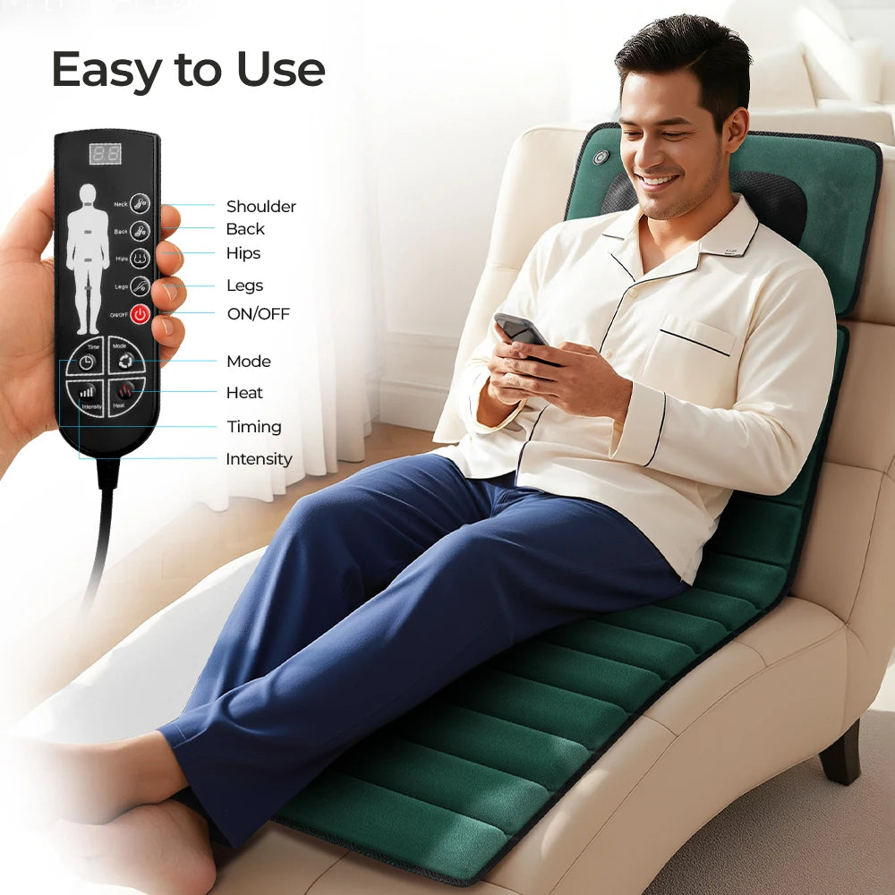 Homemassa 10 Motor Full Body Vibration Massage Mat