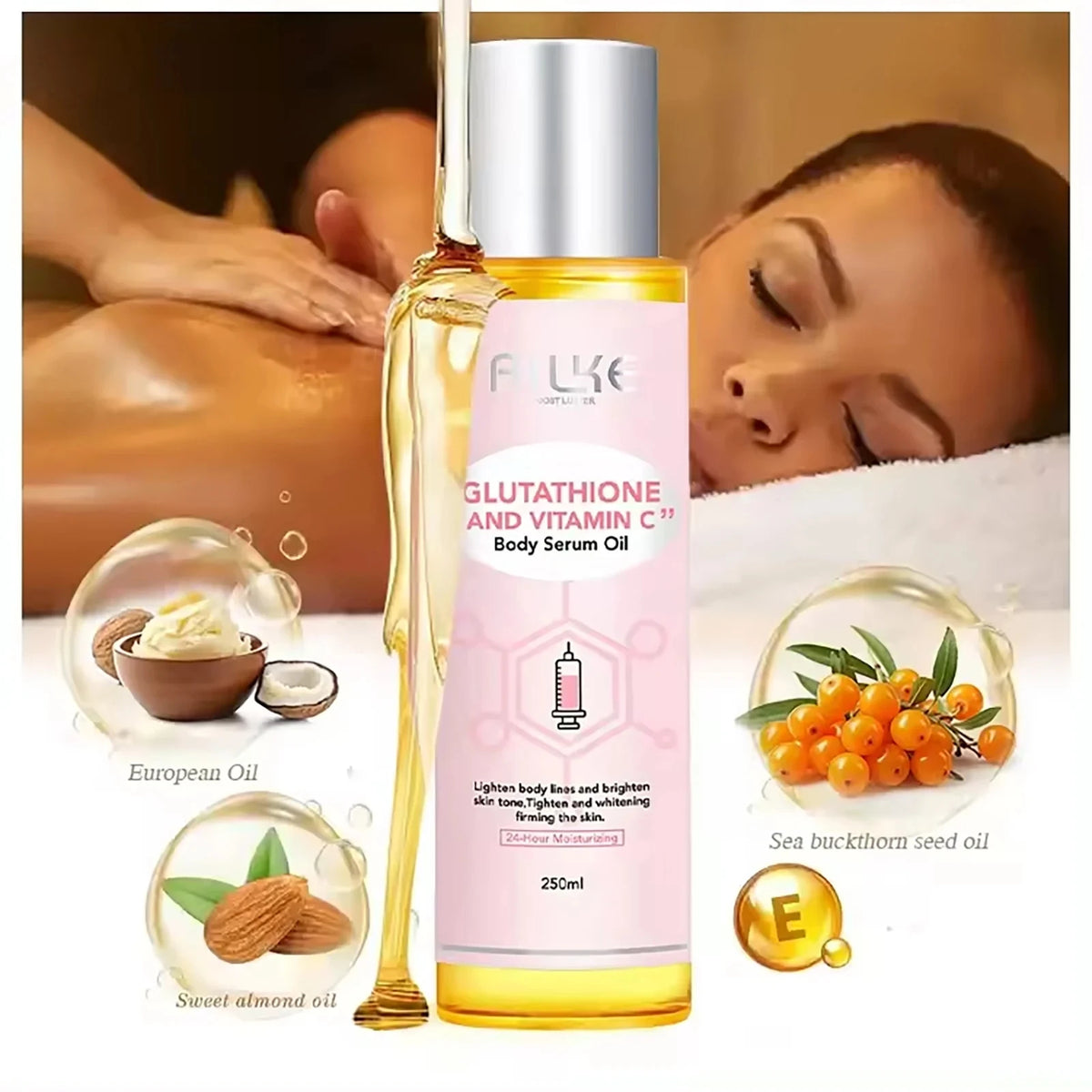 Ailke Vitamin C Moisturizing Massage Essential Oil For Bright Skin