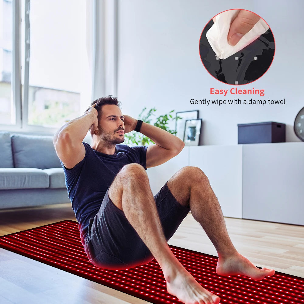 Premium Full Body Red Light Therapy Mat With LED Panels