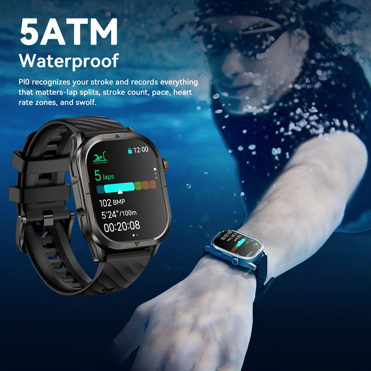 Kospet Magic P10 GPS Smartwatch With Amoled Display And Waterproof