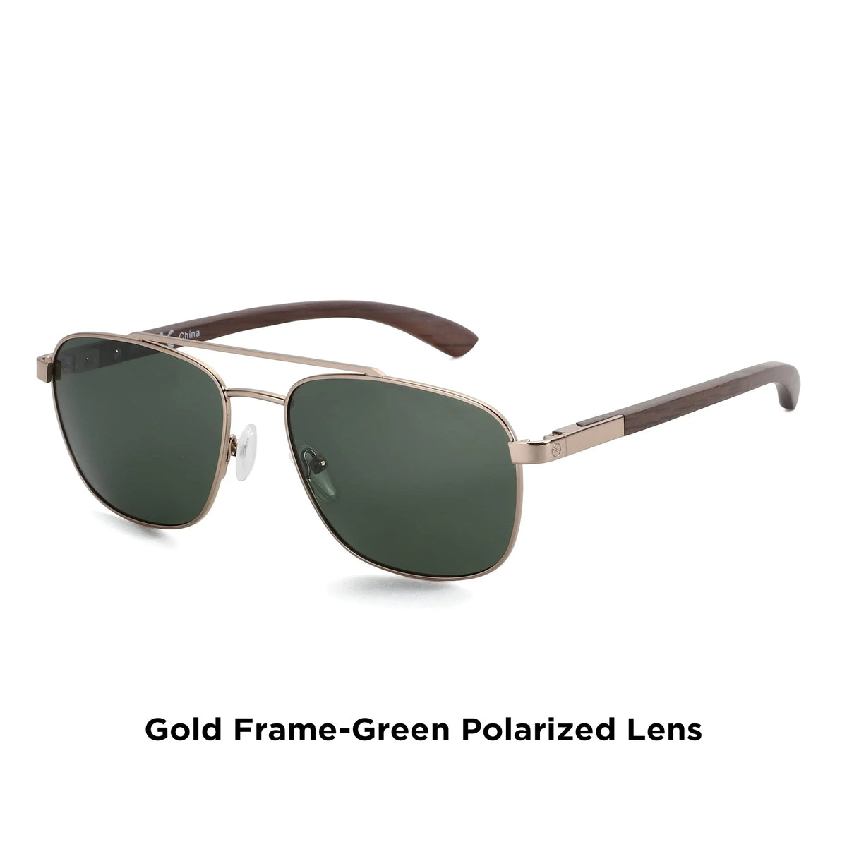 Zenottic Metal And Wood Polarized Progressive Prescription Sunglasses For Men