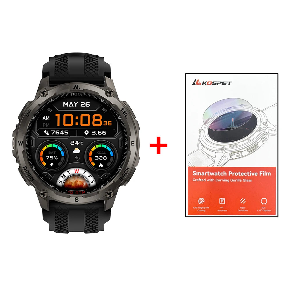 Kospet Tank T4 Smart Watch Offering Gps And Health Tracking