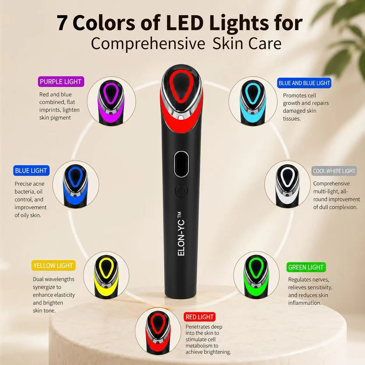 EMS Microcurrent Face Massager For Home Skin Lifting Therapy Device